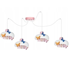 Pakabinamas šviestuvas Bez Marki Lampa wisząca sufitowa PAJĄK ELO MOTYLEK żyrandol lampy sufiotowe loft led