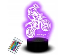 Bez Marki Lampka LED Motocross Cross Motor Pilot Enduro Grawer Usb Hobby Motocyklisty