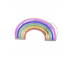 Bez Marki Lampka neonowa LED tęcza 29,7x23,2 cm dekoracja na USB i baterie