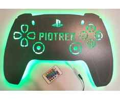 Bez Marki Lampka Nocna 3D Gamer PAD RGB Personalizowana su Pilotem Prezent dla Gracza