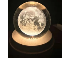 Bez Marki Lampka Nocna Dla Dzieci 3D, USB - Ziemia