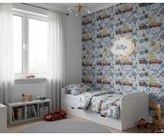 Bez Marki Lampka Nocna LED Chmurka su Imieniem Dziecka Personalizowana Drewniana L