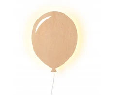 Bez Marki Lampka Nocna LED Dla Dzieci Balonik Drewniana Lampka Balon Boho Handmade