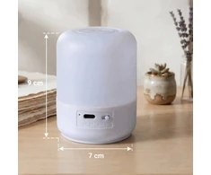 Bez Marki Lampka Nocna LED Dotykowa 3 Barwy Światła Regulacja Jasności USB-C Camping