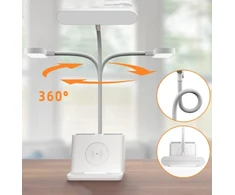 Bez Marki Lampka nocna na biurko szkolna LED 3 tryby na baterie bezprzewodowa USB