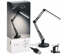 Bez Marki LAMPKA REGULOWANA Biurkowa LED USB Dla Dziecka Klips 3 Barwy 10 Trybów