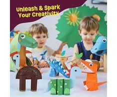 Bez Marki LAOESE Kūrybinis rinkinys vaikams Dinosaurs DIY Recycling