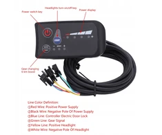 Bez Marki LCD EKRANAS VALDYMO PULTAS 24V ELEKTRINIAM DVIRAČIUI