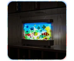 Bez Marki LED AQUARIUM NAKTINIS LEMPAS su apšviesta žuvele, DOVANA VAIKAMS