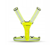 Bez Marki Led atšvaitinės liemenės Gato Sport Usb geltonos
