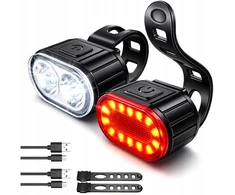 Bez Marki LED DVIRAČIO ŠVIETIMAS PRIEKINIS GALINIS USB GALINGAS ŠVIETŲ RINKINYS DVIRAČIO ŽIBINTAS