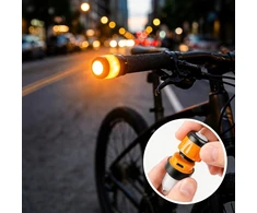 Bez Marki LED indikatoriai motoroleriams - 2 vnt, USB, 3 režimai, atsparūs vandeniui