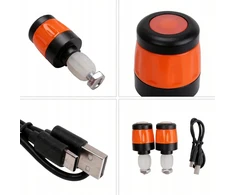 Bez Marki LED indikatoriai motoroleriams - 2 vnt, USB, 3 režimai, atsparūs vandeniui