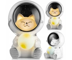 Bez Marki Led Naktinė Lempa Astronautas Katė Vaikams