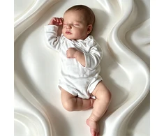 Bez Marki Lėlė reborn 50 cm dziewczynka wielokolorowa su priedais