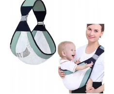 Bez Marki LETNIE Nešioklė SIATKA DLA DZIECKA ERGONOMICZNE NOSIDŁO BIODROWE DO 20KG