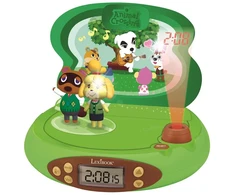 Bez Marki Lexibook Animal Crossing Žadintuvas-Laikrodis su projektorem su funkcija lampki nocnej