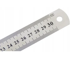 Bez Marki LINIJKA METALOWA GIĘTKA DWUSTRONNA PRECYZYJNA 30CM