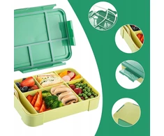Bez Marki LUNCHBOX POJEMNIK NA JEDZENIE CHŁODZĄCY ŚNIADANIÓWKA PUDEŁKO 1330ml