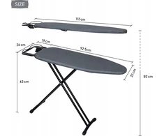 Bez Marki LYGINIMO LENTA 32X93CM sulankstoma, REGULIUOJAMO AUKŠTIS, ATŠSpindintį dangtelį