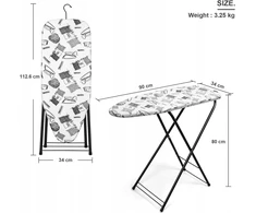 Bez Marki LYGINIMO LENTA 33X89CM REGULIUOJAMAS SULANKSTAMAS LENGVAS STABILIS Tvirtas