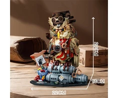 Bez Marki „Magic Owl“ statybiniai blokai, namų ir kambarių dekoras, „steampunk“ stilius
