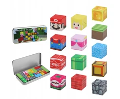 Bez Marki Magnetiniai blokeliai 3D Cubes Creative Set Pakuotė 35 vnt.