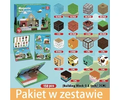 Bez Marki MAGNETINIAI KALULAI 150 elementų KUBAI Dizainas Dovana VAIKAMS