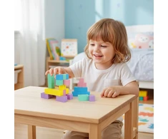 Bez Marki MAGNETINIAI KONSTRUKCINIAI BLAKAI 45 VNT KŪRYBINGMS 5 SPALVŲ VAIKAMS
