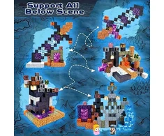 Bez Marki Magnetiniai konstrukciniai blokeliai 3D Cubes Castle BIG SET XXL 150 vnt.