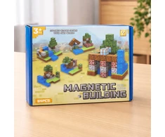 Bez Marki Magnetinių blokelių žaislų rinkinys vaikams Linksmas pasaulio kūrimo žaidimas