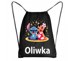 Bez Marki Maišelis Szkolny Workoplecak WF Do Przedszkola STICH STITCH + IMIĘ 39 #1