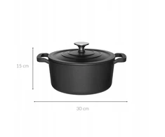 Bez Marki Maku ketaus puodas 3.3 l, 22 cm