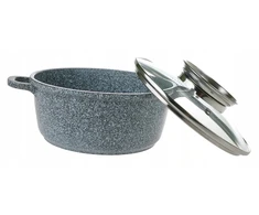Bez Marki MARMURINIS PUODAS 16cm INDUKCINIS 1,3l 7071