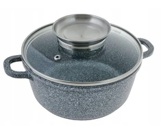 Bez Marki MARMURINIS PUODAS 16cm INDUKCINIS 1,3l 7071