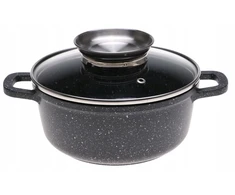 Bez Marki Marmurinis puodas 20cm, 2.3l, indukcijai