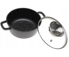 Bez Marki Marmurinis puodas 20cm, 2.3l, indukcijai