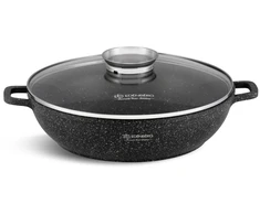 Bez Marki Marmurinis wok puodas, 28 cm, 3,3L