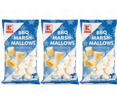 Bez Marki Marshmallow Bbq zefyrai ant grotelių laužui, dideli saldūs 3x300g vokiški
