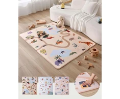 Bez Marki MATA PIANKOWA EDUKACYJNA Didelė DYWAN 2w1 su PIANKĄ MEMORY 160 X 120 BEZ BPA