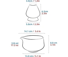 Bez Marki MATCHY BOWLS 510 ml KERAMINIS RINKINYS SU RANKENE TURVA LYGI