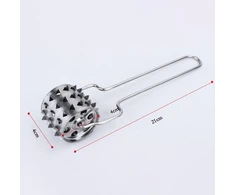 Bez Marki Meat Tenderizer Cuber Tenderizer Volelis Sunkus nerūdijančio plieno sriegio laikiklis