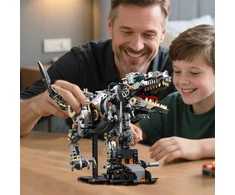 Bez Marki MECHANINIS DINOZAURŲ T-REX BLOKŲ RINKINYS SU ŽAISLAIS ŽAISLAIS