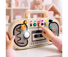 Bez Marki Medinė Montessori lenta 11in1: lavinamoji, muzikinė, skirta vaikams
