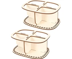Bez Marki MEDINIS NĖRIMO KREPŠELIO DUGNIS 70X40CM 76X38CM 76X43CM 80X40CM 80X45CM