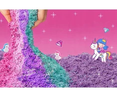 Bez Marki MEGA RINKINYS KINETINIAI SMĖLĖS ARKLAI VIENRAGIS 4 SPALVOS + GLITTER + DĖŽĖ