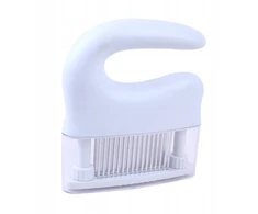 Bez Marki Mėsos minkštinimo įrankis su „Comfort Grip“ jautienos kepsnių plakikliu, sunkiu baltu