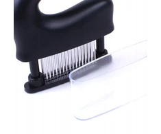 Bez Marki Mėsos minkštinimo įrankis su „Comfort Grip“ jautienos kepsnių gabalėliu, sunkiu juodu