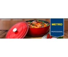 Bez Marki Metro Professional Ketaus puodas apvalus 28cm, 6.5l