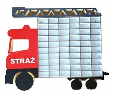 Bez Marki Midi STRAŻ płyta HDF Półka na 60 resoraki gablota